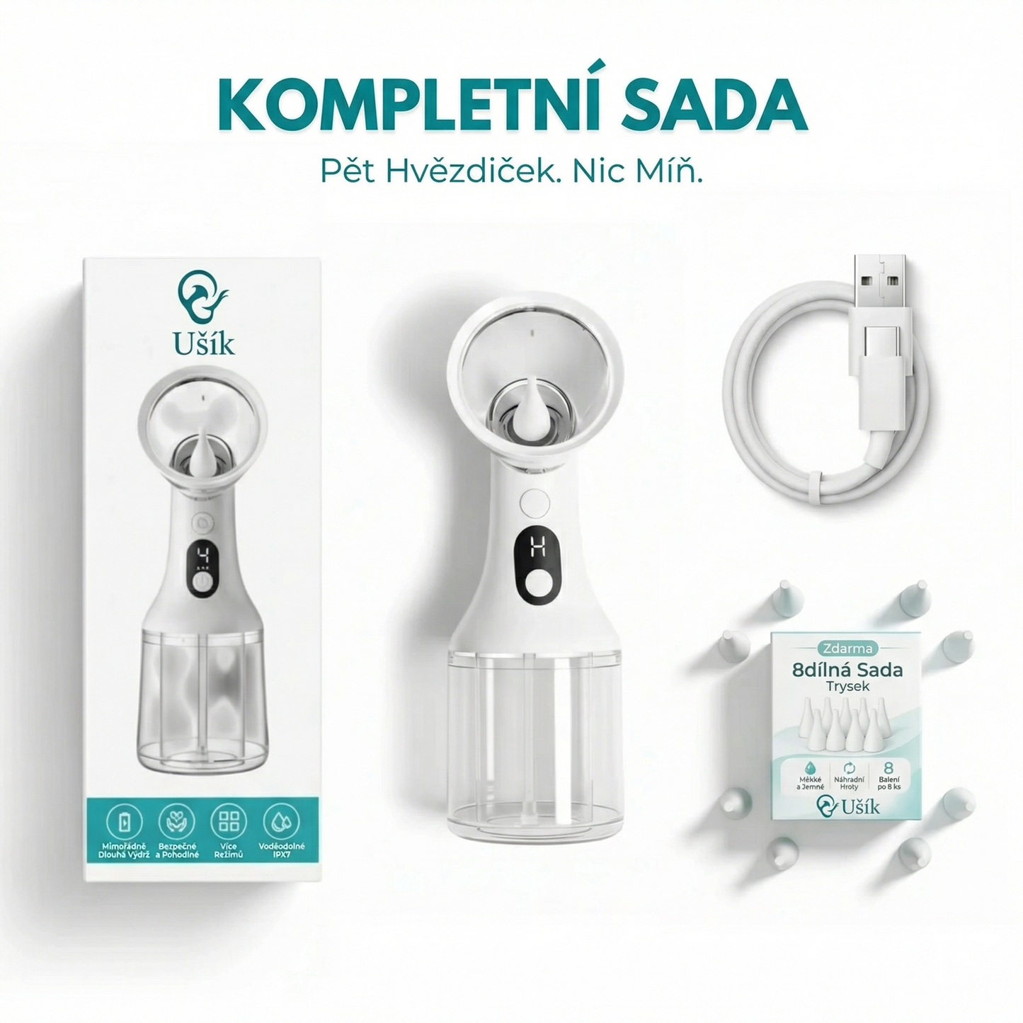 Ušík™ Elektrická čistička uší